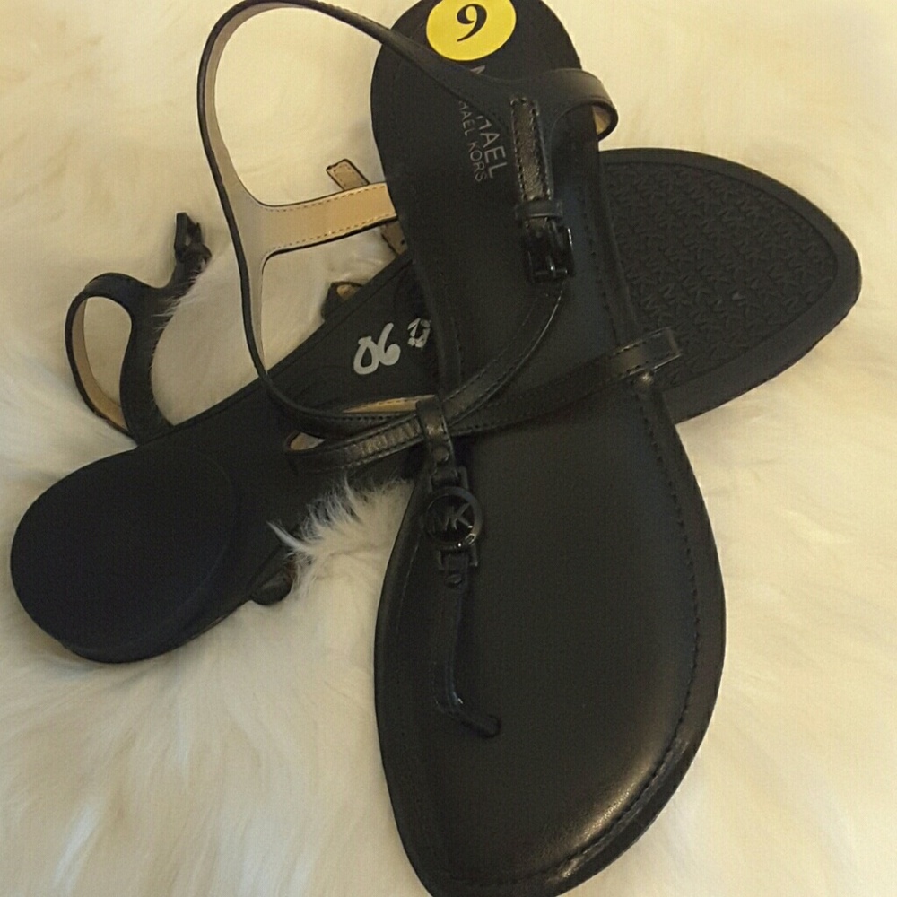 Michael kors flat sandals in black - Picture 5 of 8